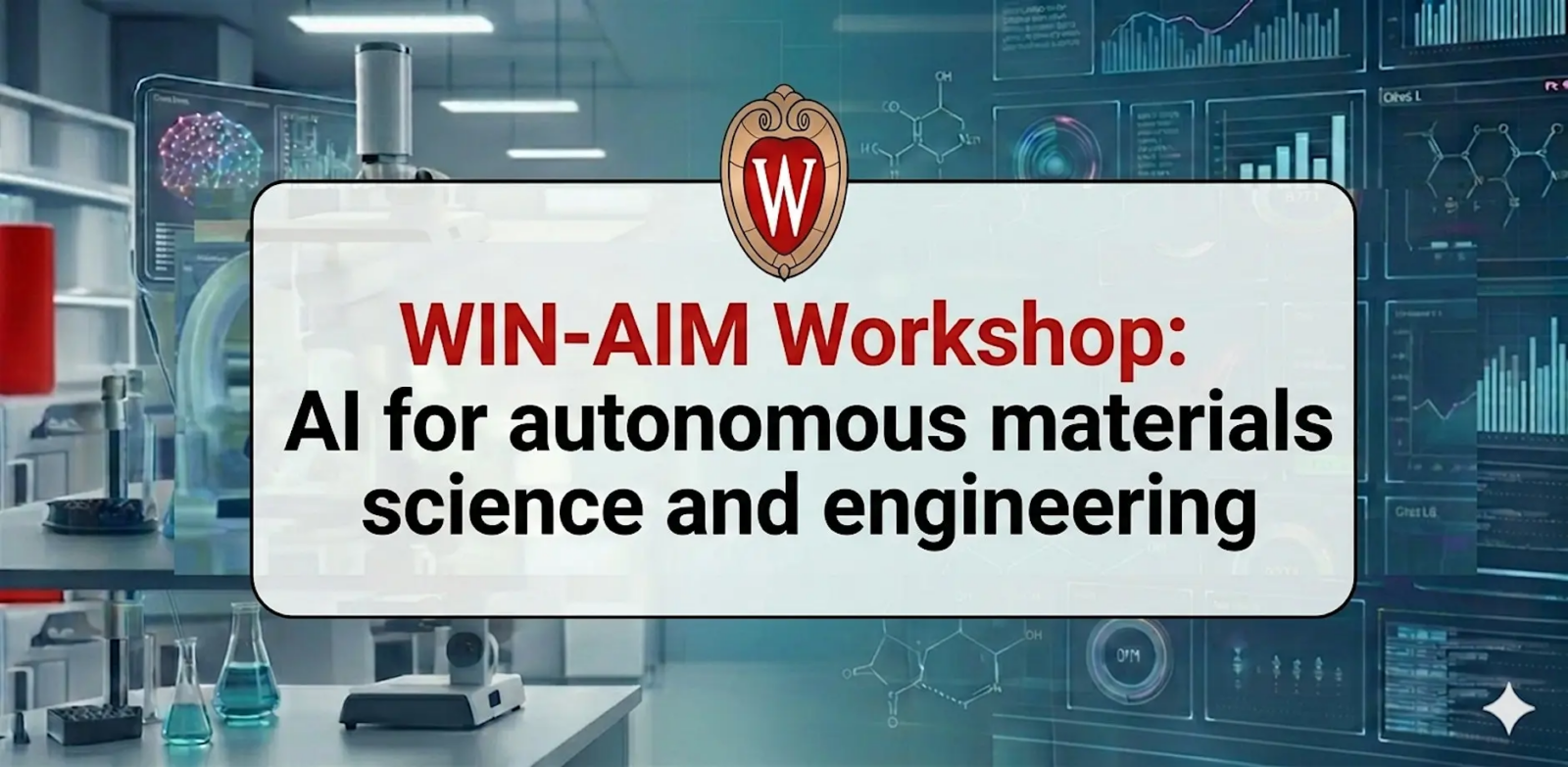 Banner for WIN-AIM workshop.